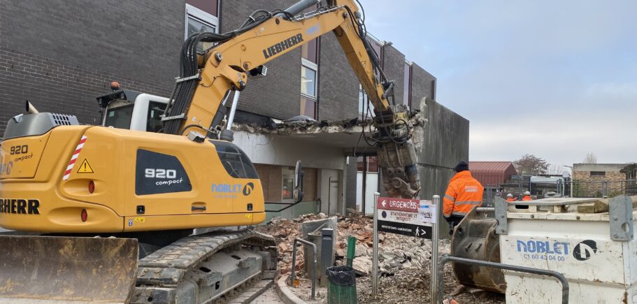 Travaux aux urgences de Montfermeil