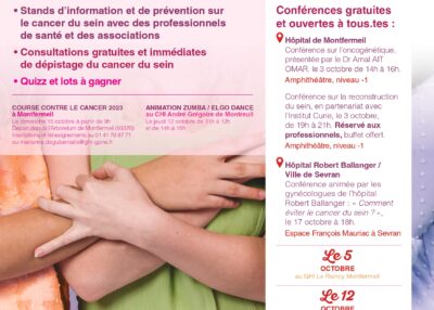 🌸Octobre Rose 2023 au GHT Grand Paris Nord- Est 🌸