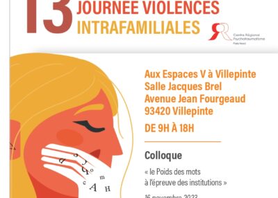 📢 INSCRIPTIONS ET PROGRAMME : 13ème journée de sensibilisation aux violences intrafamiliales de l'USAP - Jeudi 16 novembre 2023